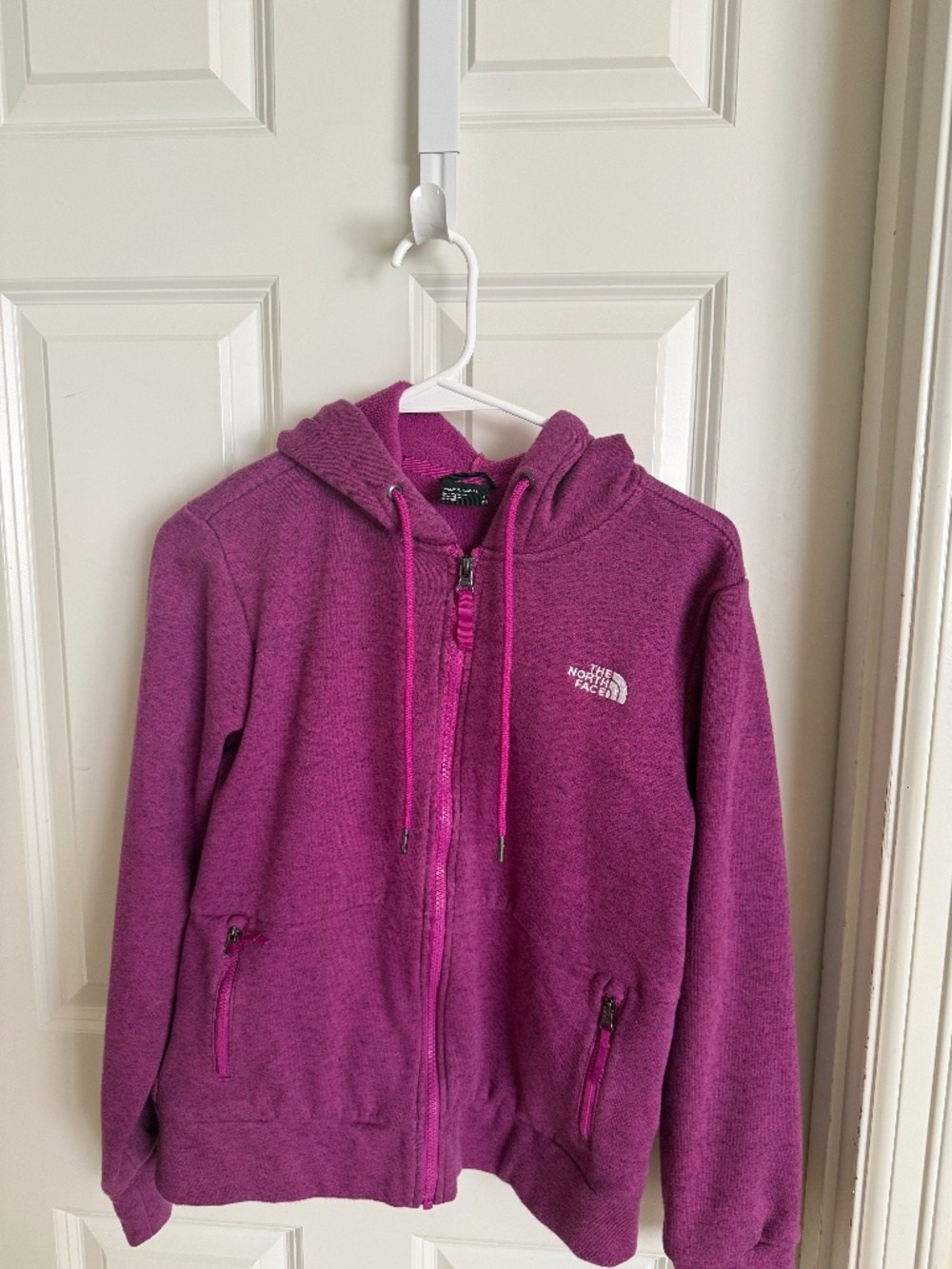 north face womens jacket small burgenty full zip pockets